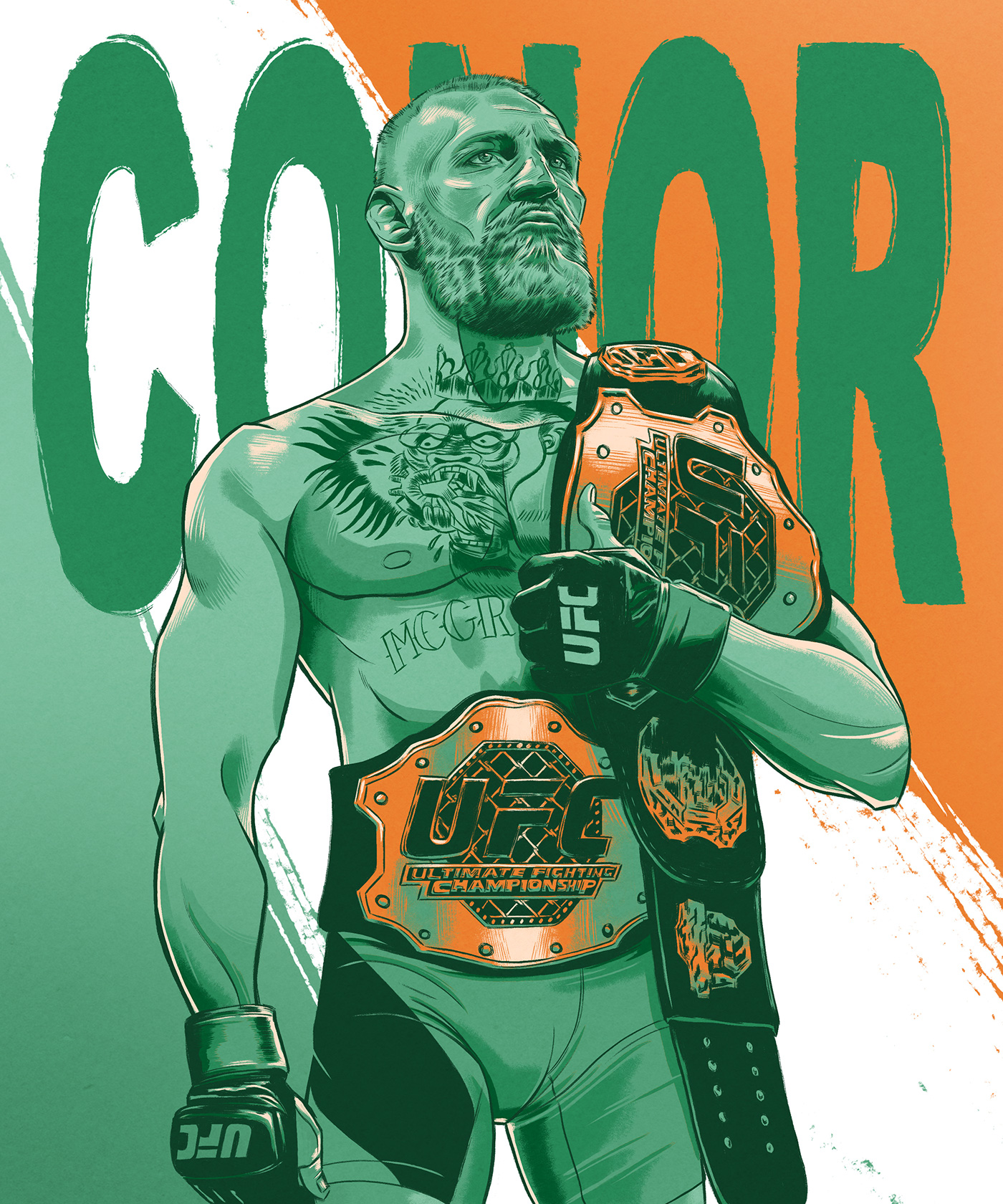 Conor McGregor portrait