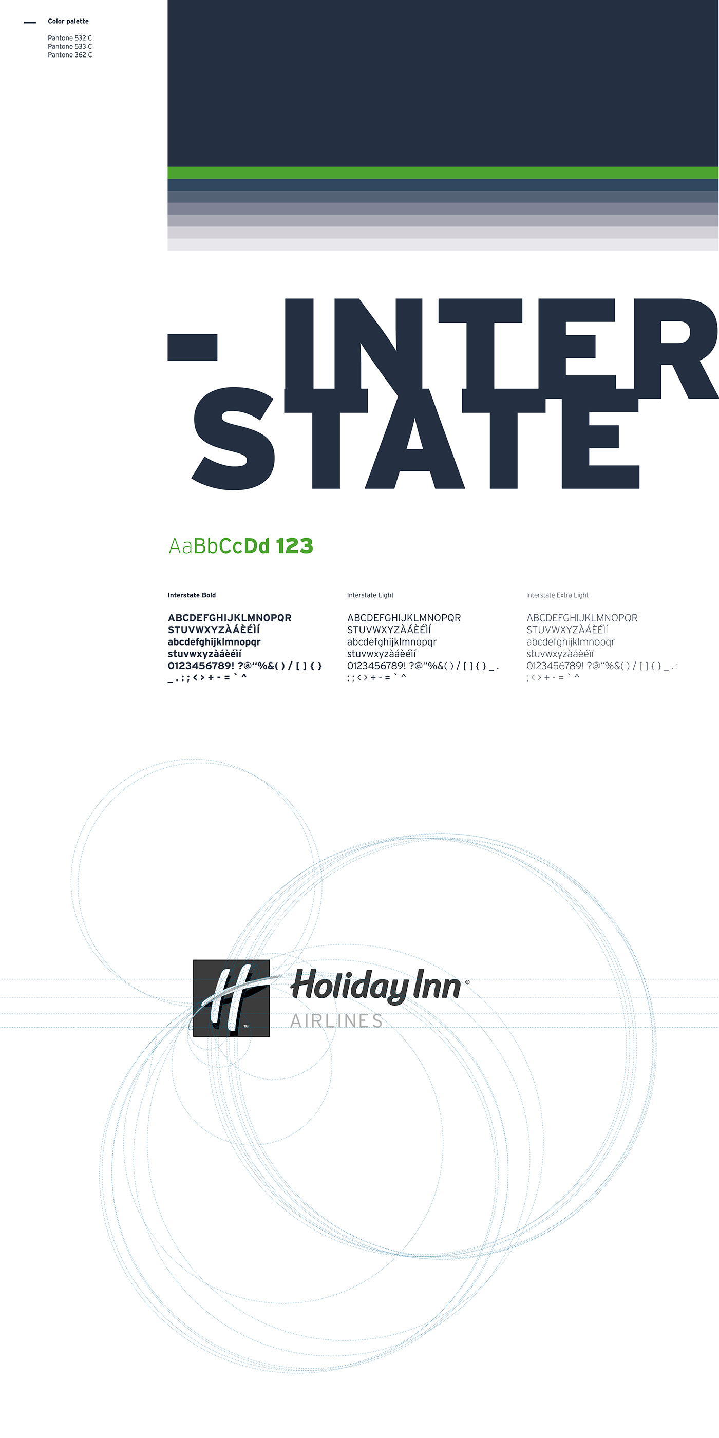 logo corporate app design Holiday Inn rebranding