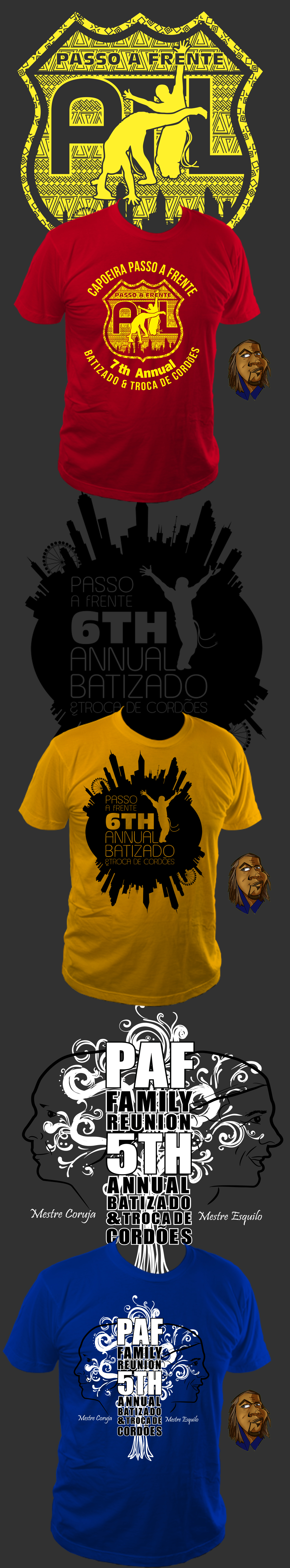 T-shirt event designs on Behance