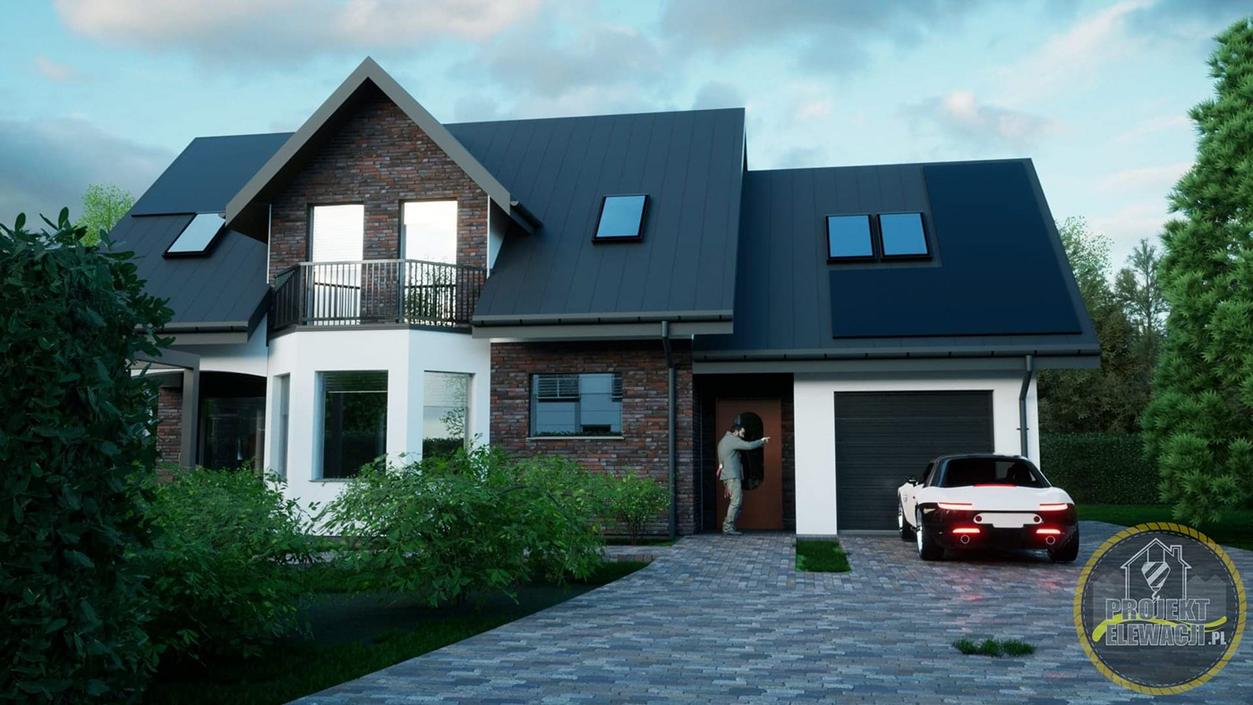 architect architects architecture brick Draftman house houses Render rendered rendering