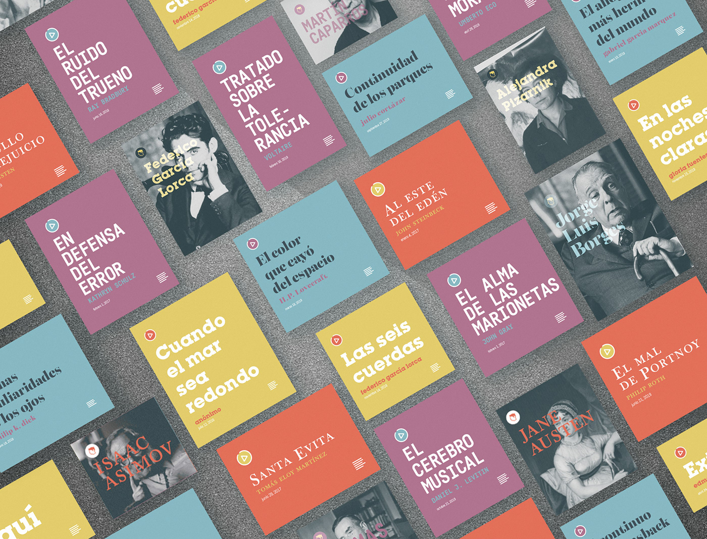 Adan Farias audiobooks authors branding  graphic design  literature podcast posters Quotes Website Concept