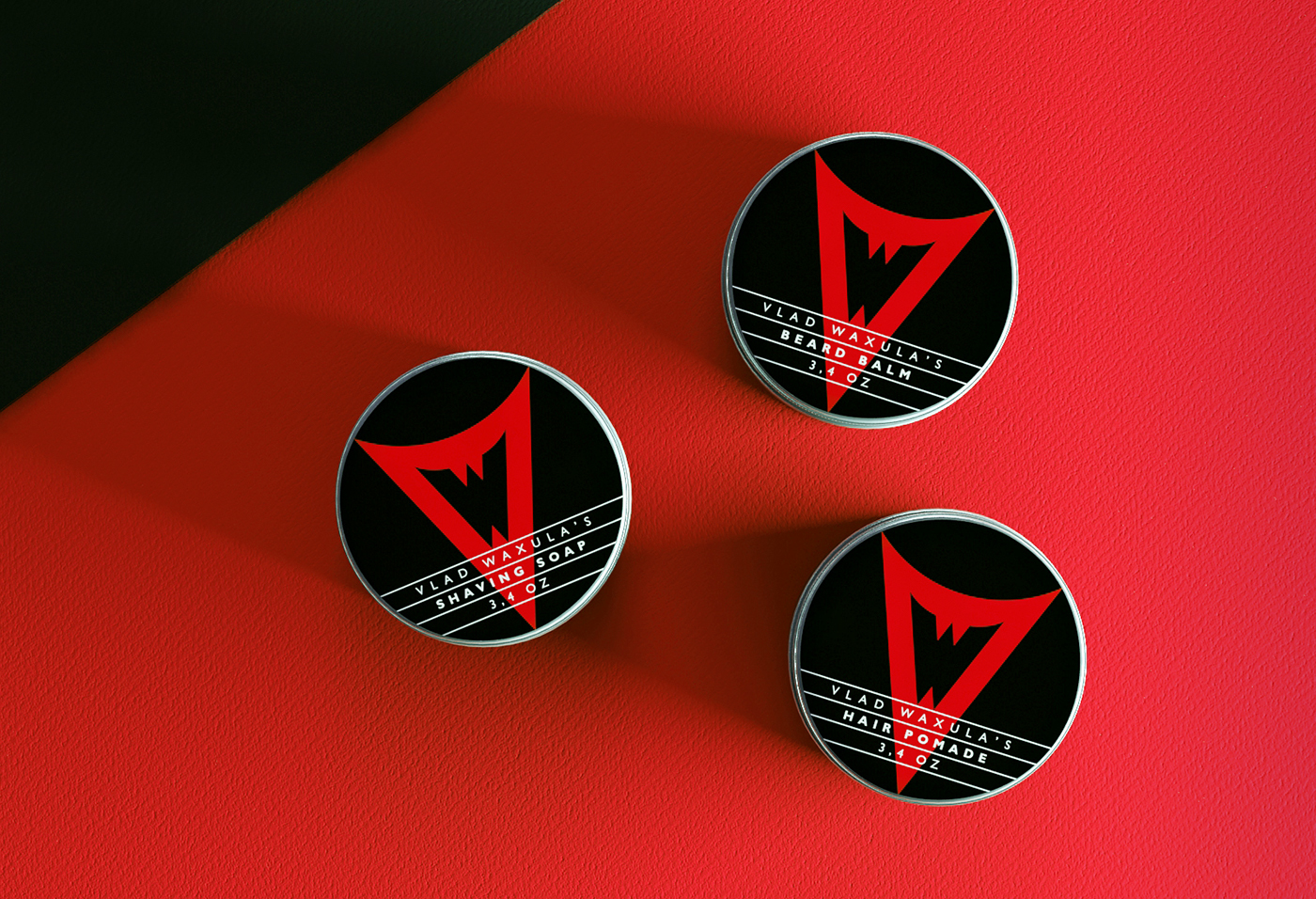 branding  grooming beard vampire bat dracula wax package design  Moscow Visual Communication