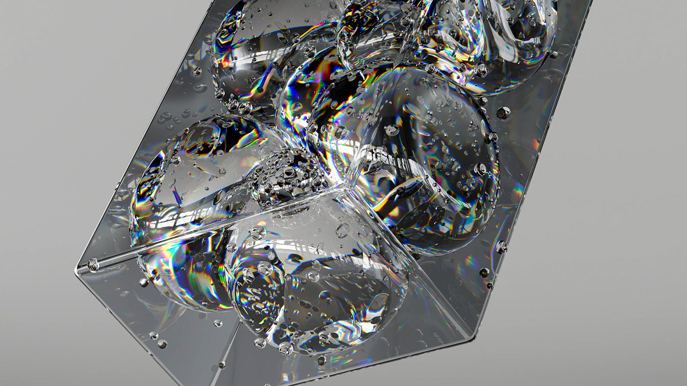 abstract redshift simulation particles cinema4d blobs drops Liquid dimaflood realflow