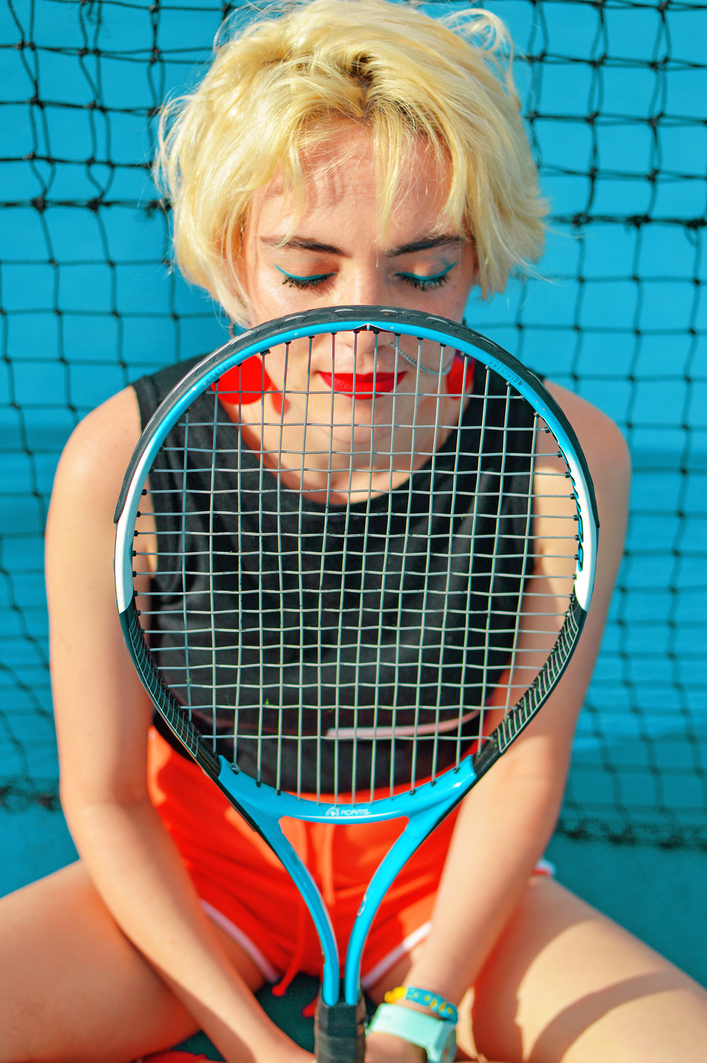 tennis girl Retro sport popart pop color