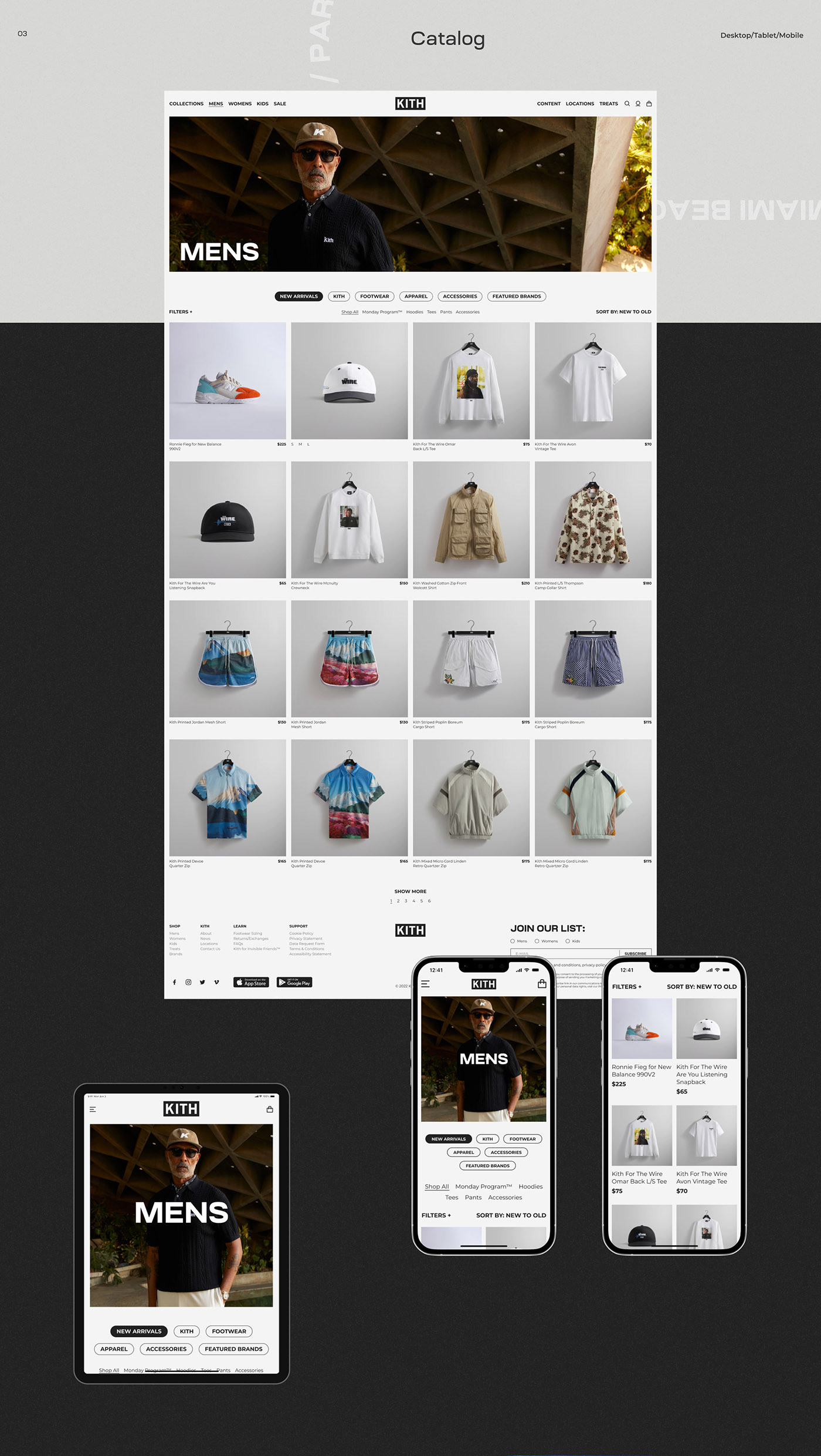 concept e-commerce UI/UX Web Design  Website Fashion  Figma shop store uprock