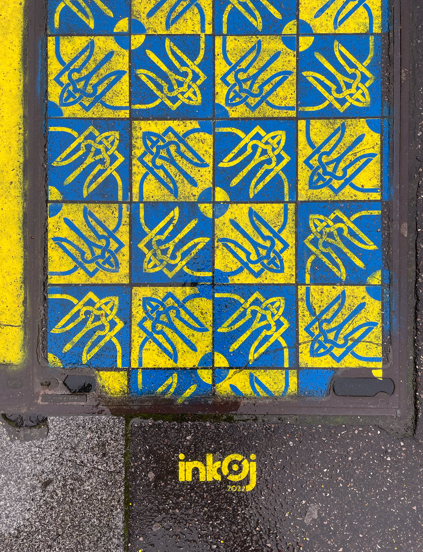 Floorart Kerbart streetart ukraine