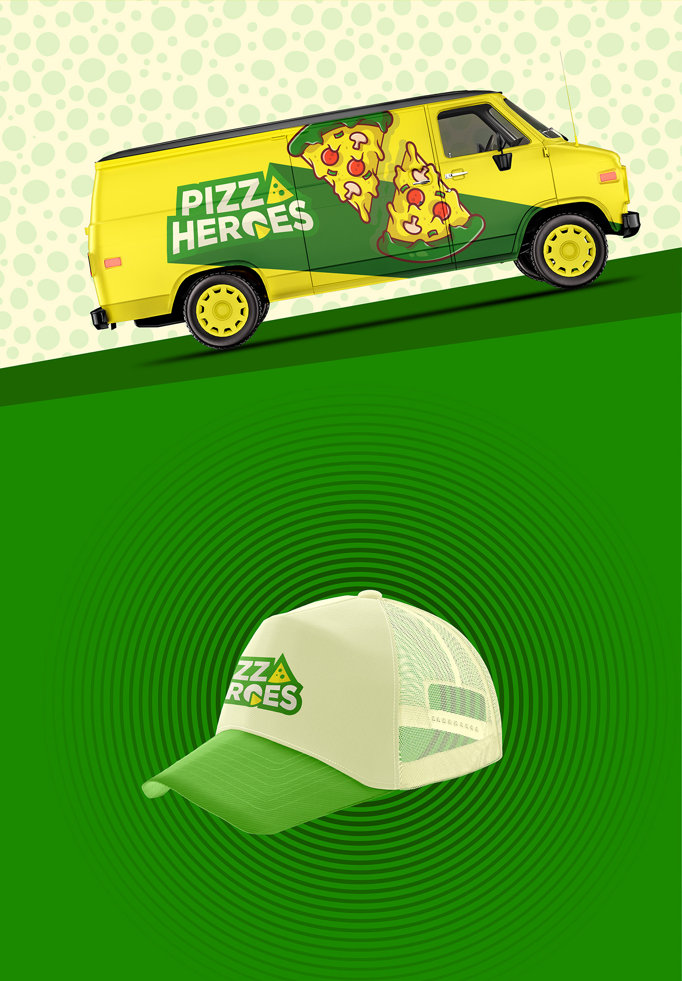 branding  identity Pizza logo Logo Design brand identity Brand Design visual identity brand Social media post