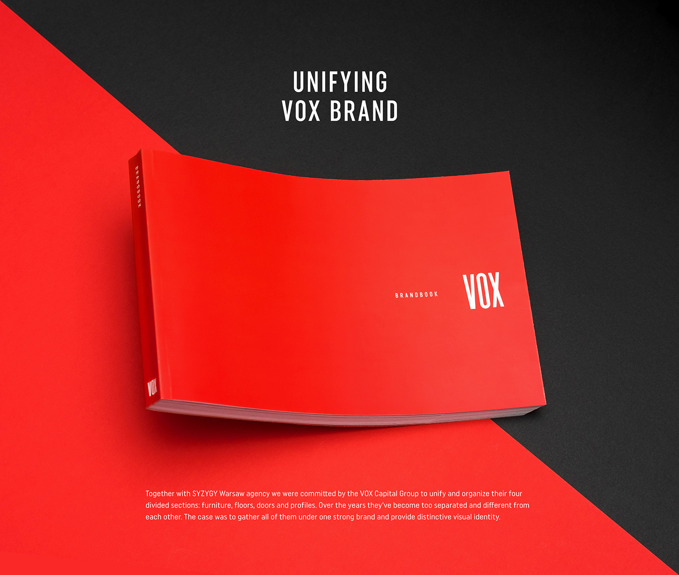 rebranding vox vox capital group brandbook brand guidelines visual identity