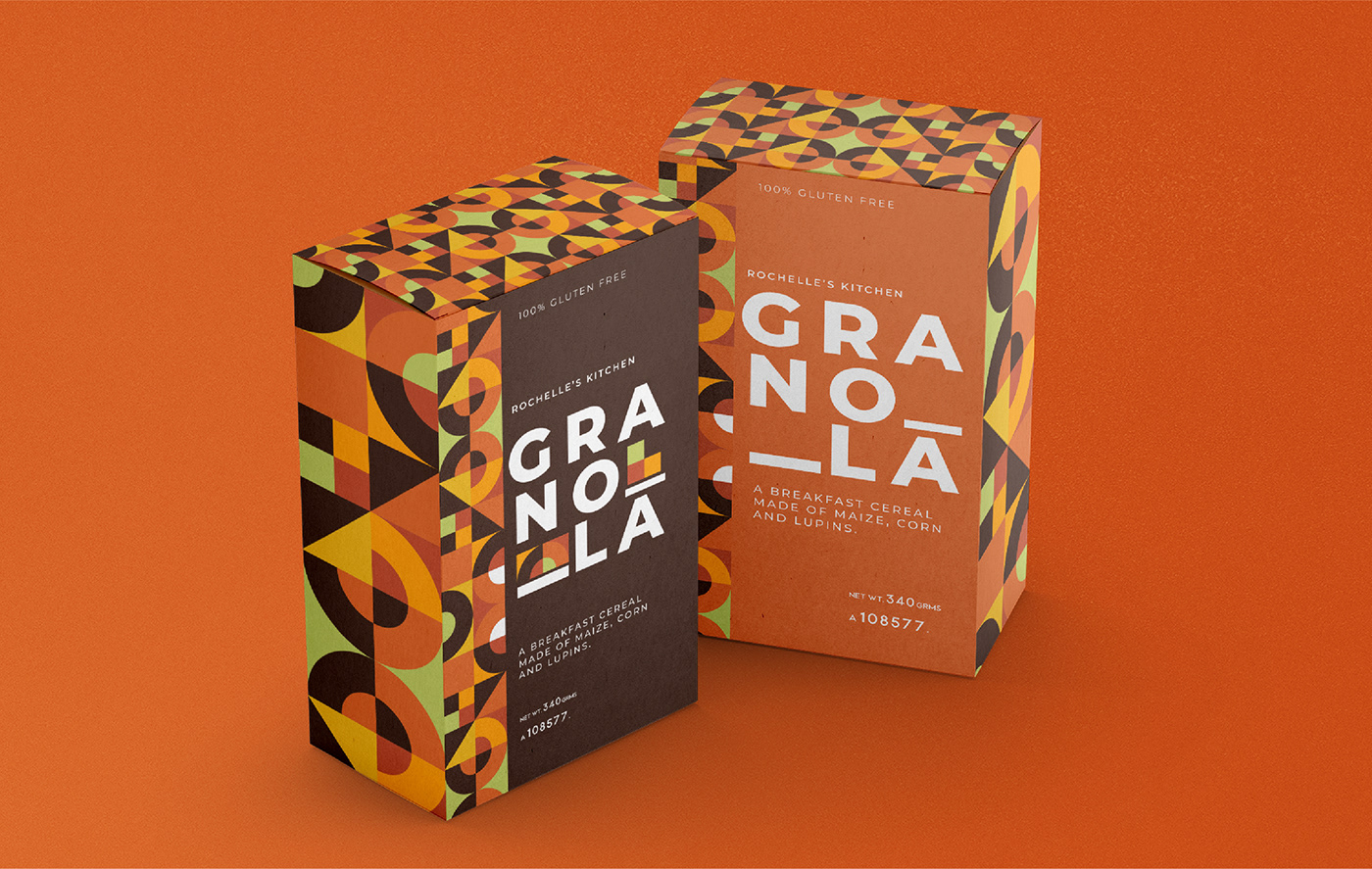 brand brand visual brandbook branding  granola kitchen lifestyle orange Packaging