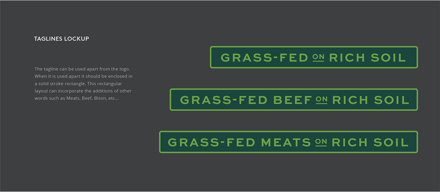 branding  logo Packaging meat farm beef