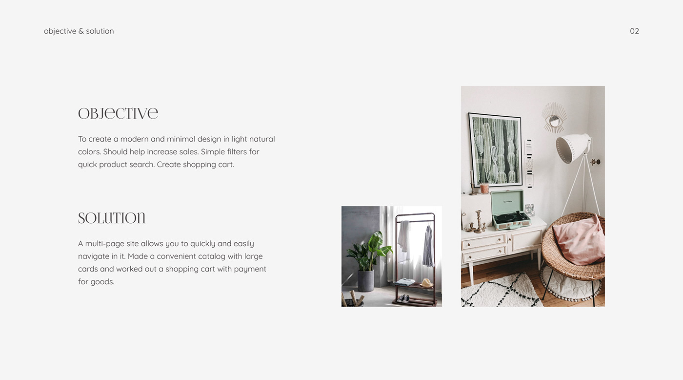 decor e-commerce Ecommerce furniture Minimalism onlinestore shop Shopping store Website