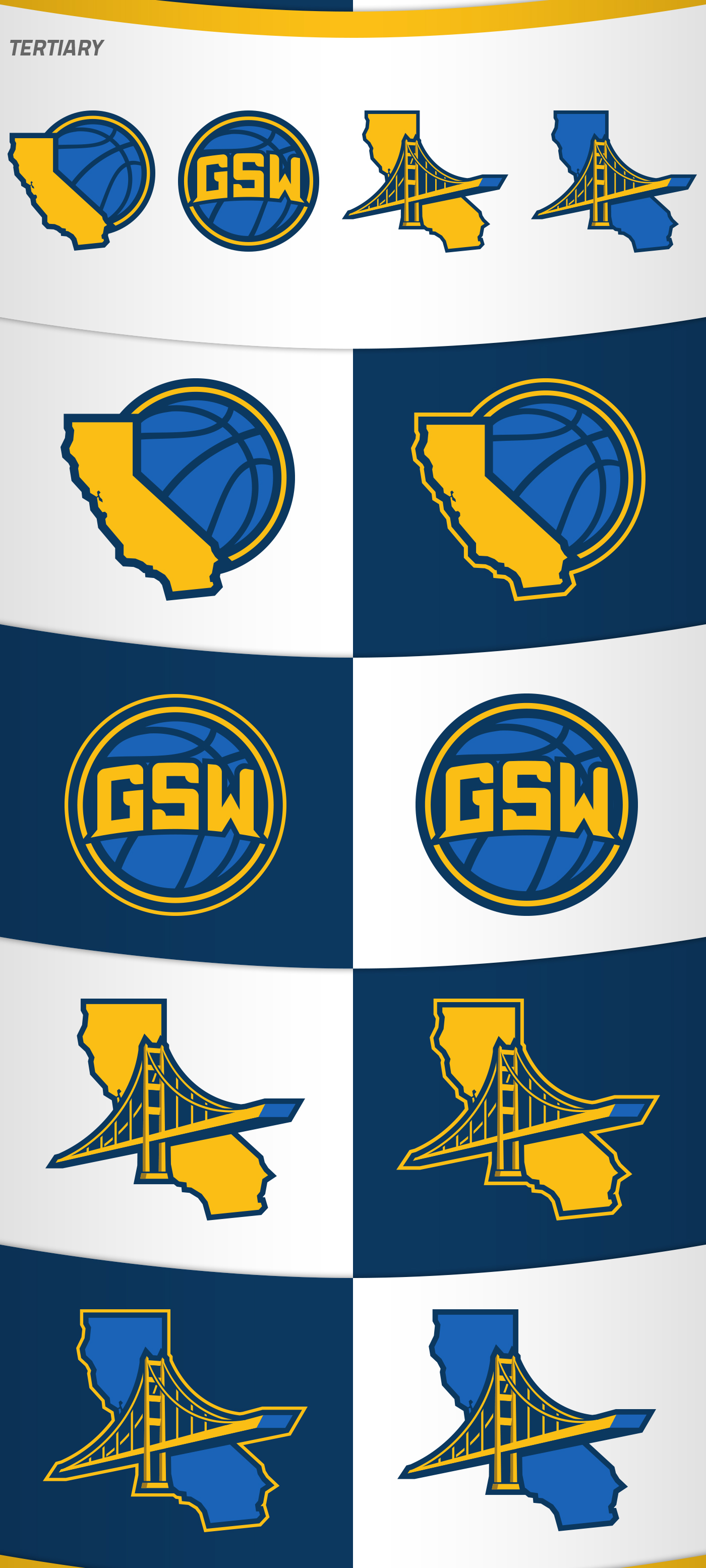 sports NBA basketball Golden State Warriors logos identity
