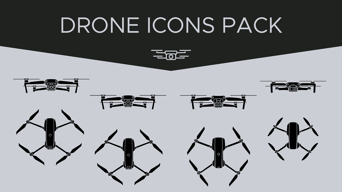 download drone free Icon icons Pack icon pack icons set mavic vector