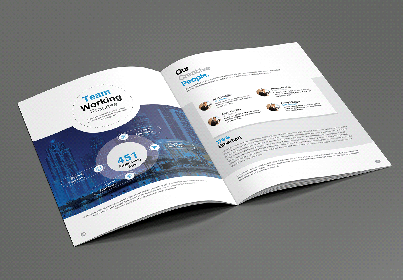 company profile catalog design bi fold brochure Corporate Brochure annual report agency brochure Creative Brochure modern brochure