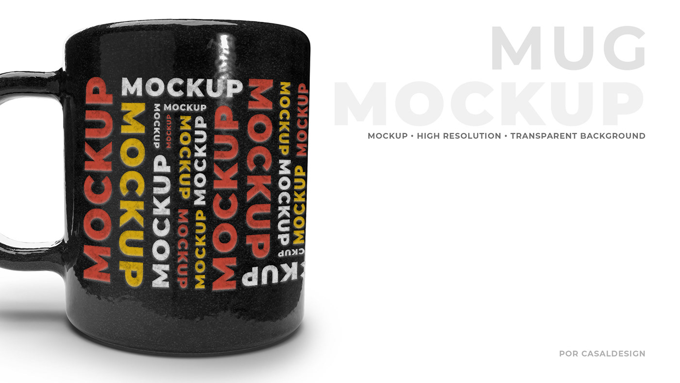 Mockup Render cafe logo Graphic Designer brand identity design 3D painter photoshop