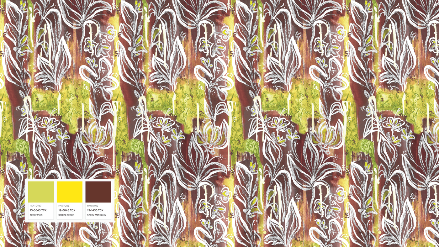 print design  pattern design  textile design  textile prints seamless NIFT gucci floral seamless patterns