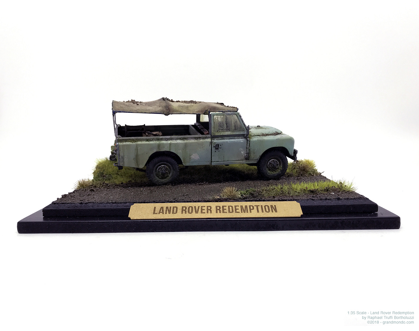 scale model Diorama handmade miniature art miniatures grandmondo automotive   abandoned process Vehicle