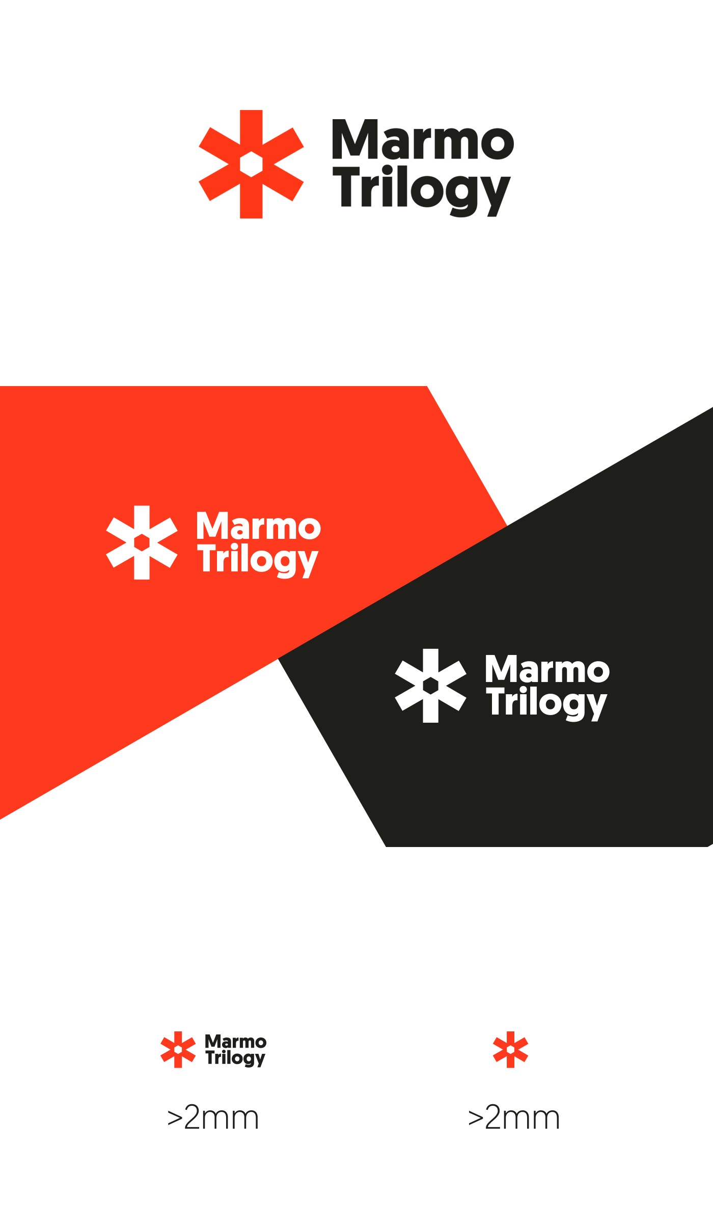 Marble design logo Logotype brand