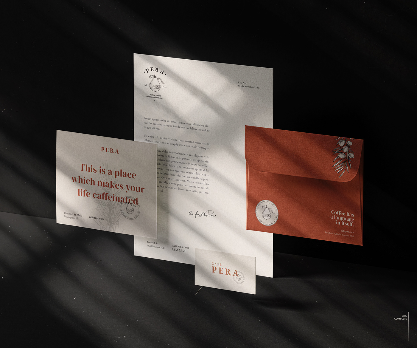 visualidentity
MarketingMaterial
BrandMerchandise
stationery
a4
paper
invitation
letterhead
cafe 