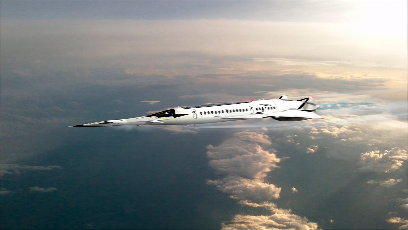 Airlines airplane avion concept concorde fusion future nuclear SUPERSONIC