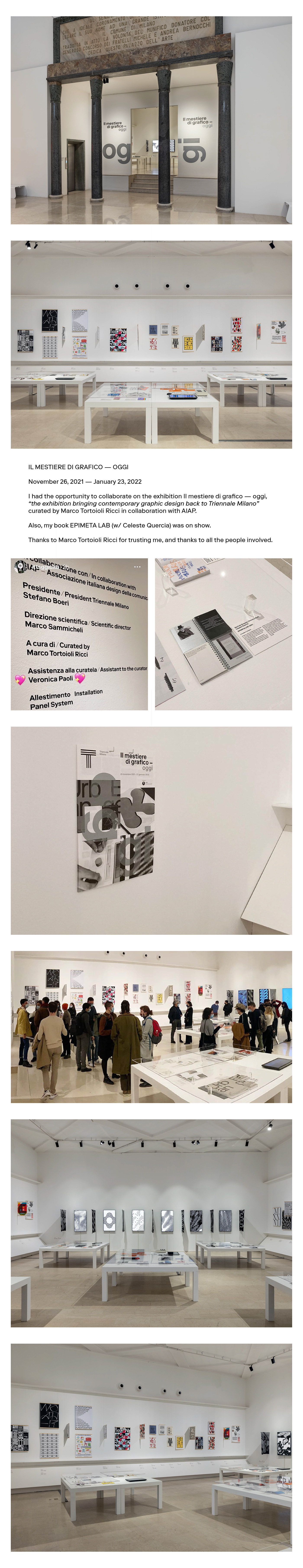 coding contemporary design editorial Exhibition  graphic graphic design  milan Triennale typography  