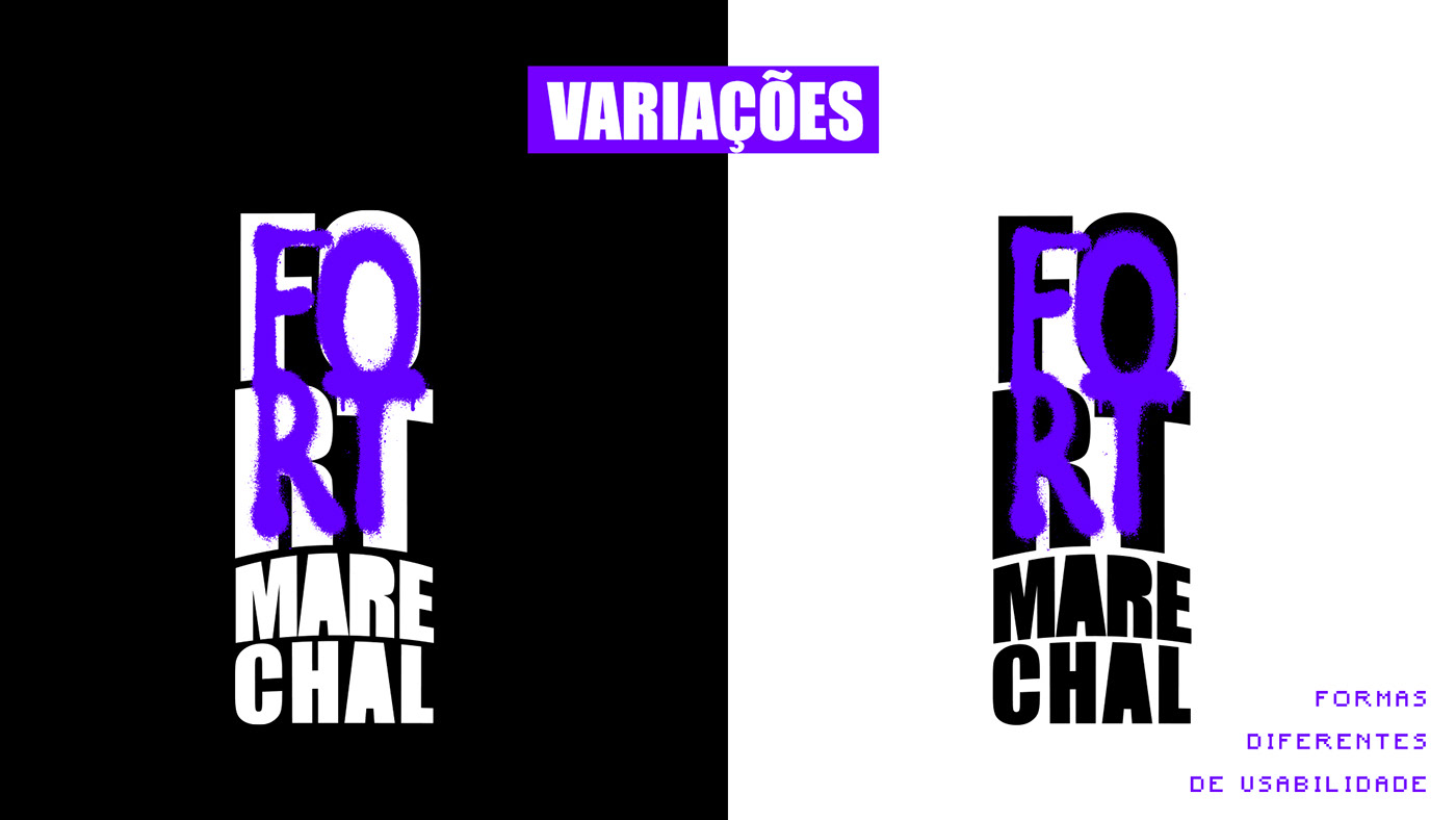 banda fort Logotipo Marechal photoshop rock