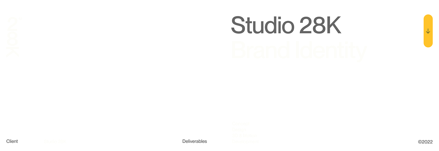 agency black and white branding  colors houdini logo sand studio time Website