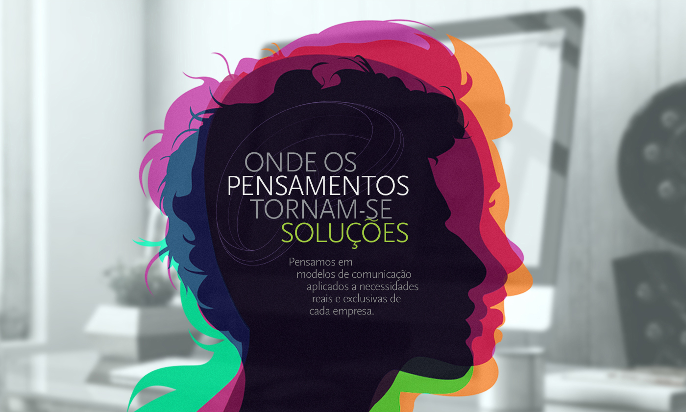 gaveta do pensamento brain creative logo Branding design colors comunicação marketing   brasilia solutions thought