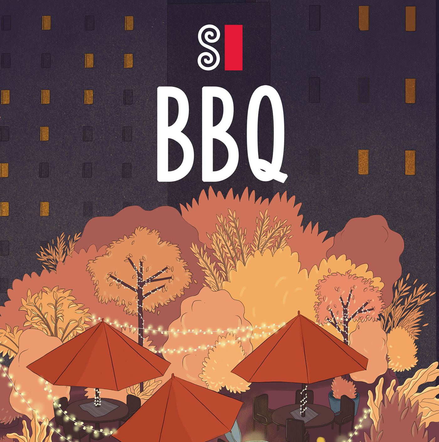 soi society of illustrator New York BBQ museum poster summer backyard