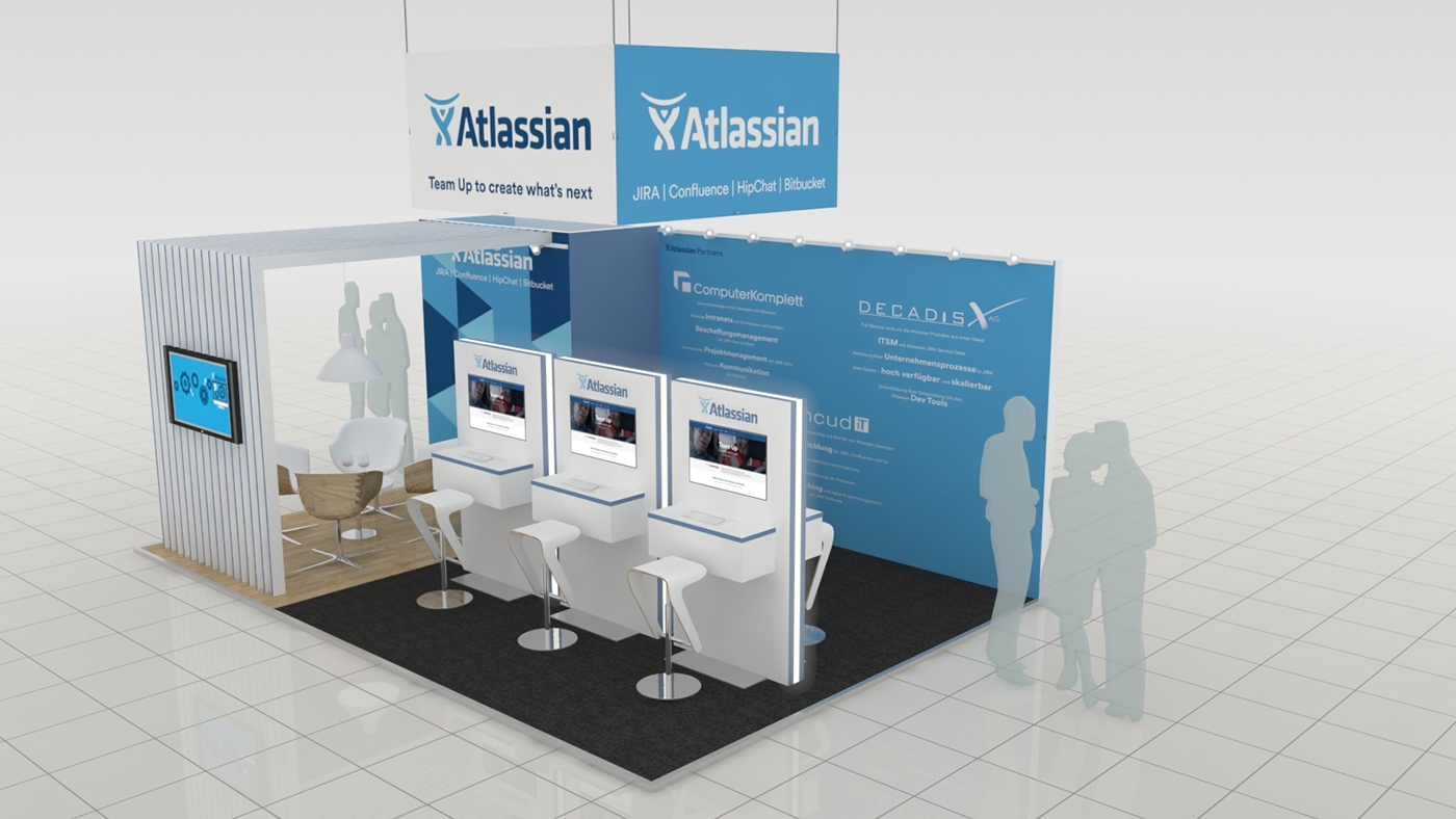 pivot270 Dehullu Atlassian itandbusiness Exhibition  design Stand