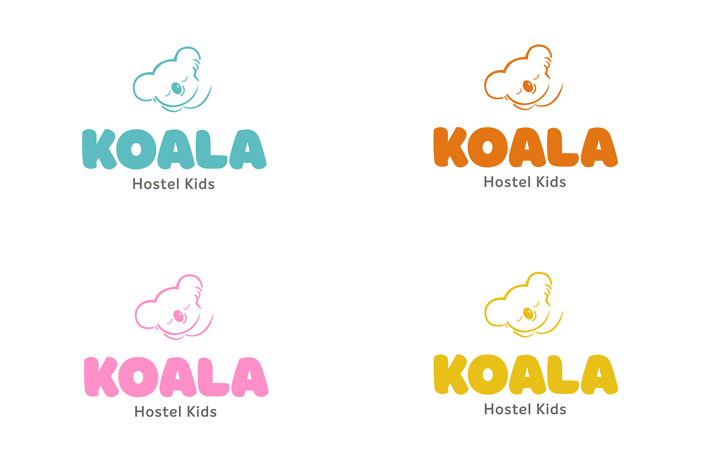 brand Crianças design gráfico hostel hotel identidade visual infantil kids marca Mockup