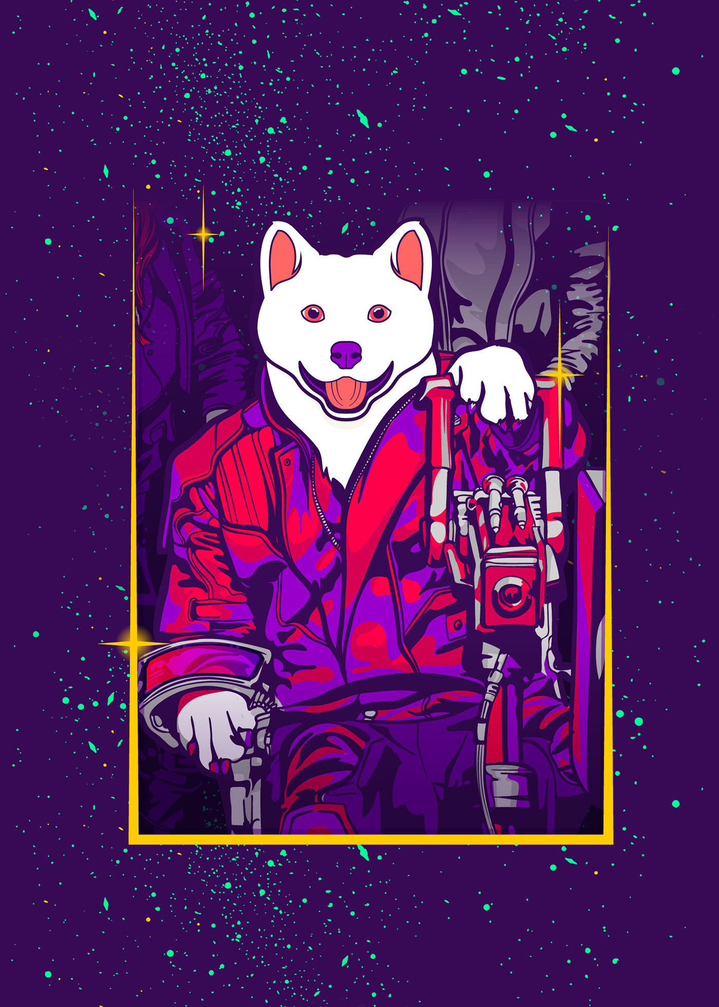 bitcoin crypto currency guardians hodl ILLUSTRATION  Jejudoge moon social media Space 
