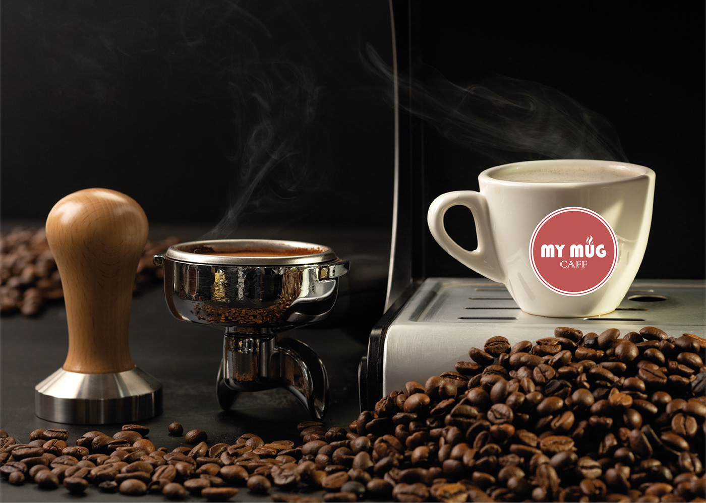 coffee shop coffeebranding coffee logo brand identity Logo Design monogram minimal logo designer caffe Packaging