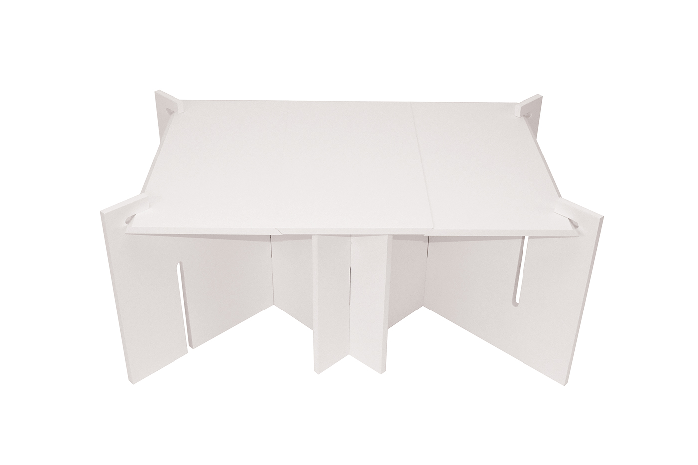 interlocking Adaptable furniture table shelves design modular