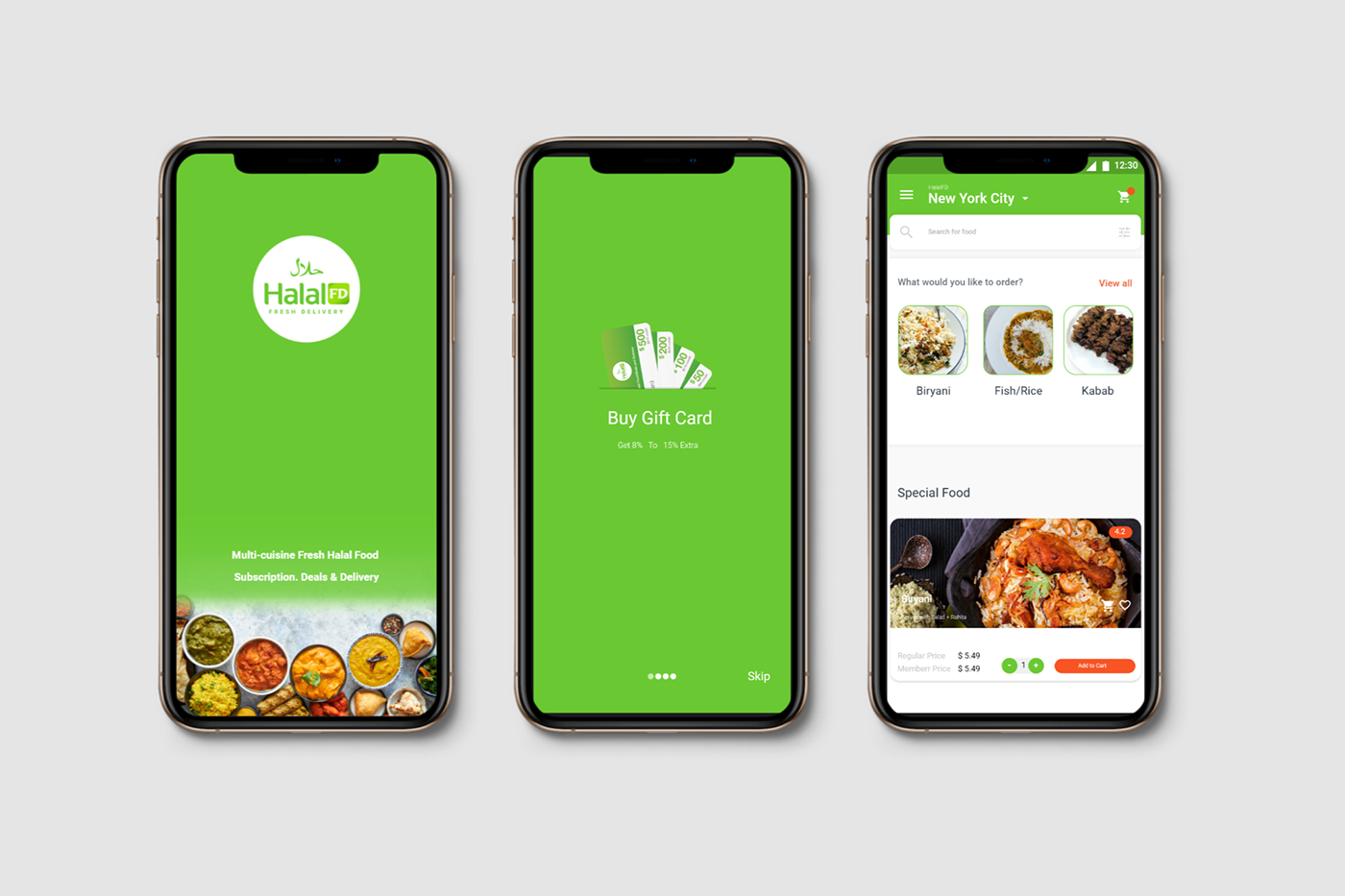 Food Delivery App UI on Behance
