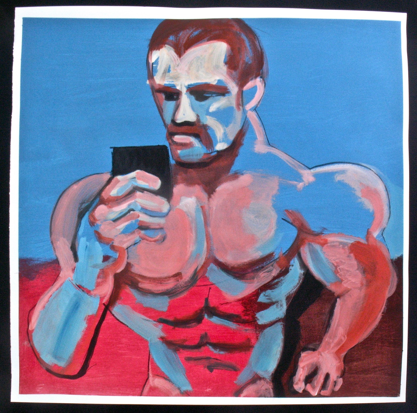 oil painting   men muscles