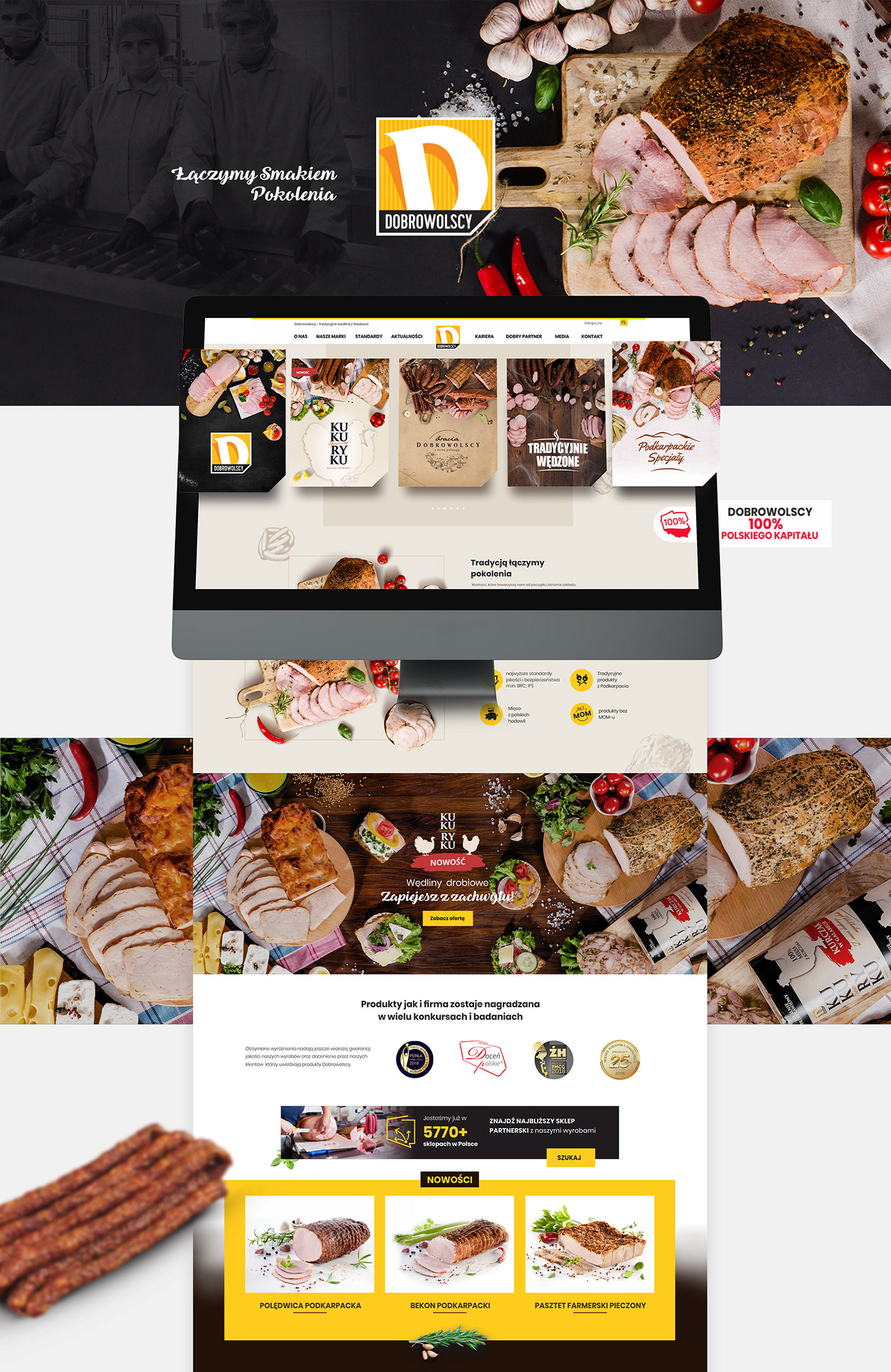 Web Photography  branding  catalog meat identification design refresh