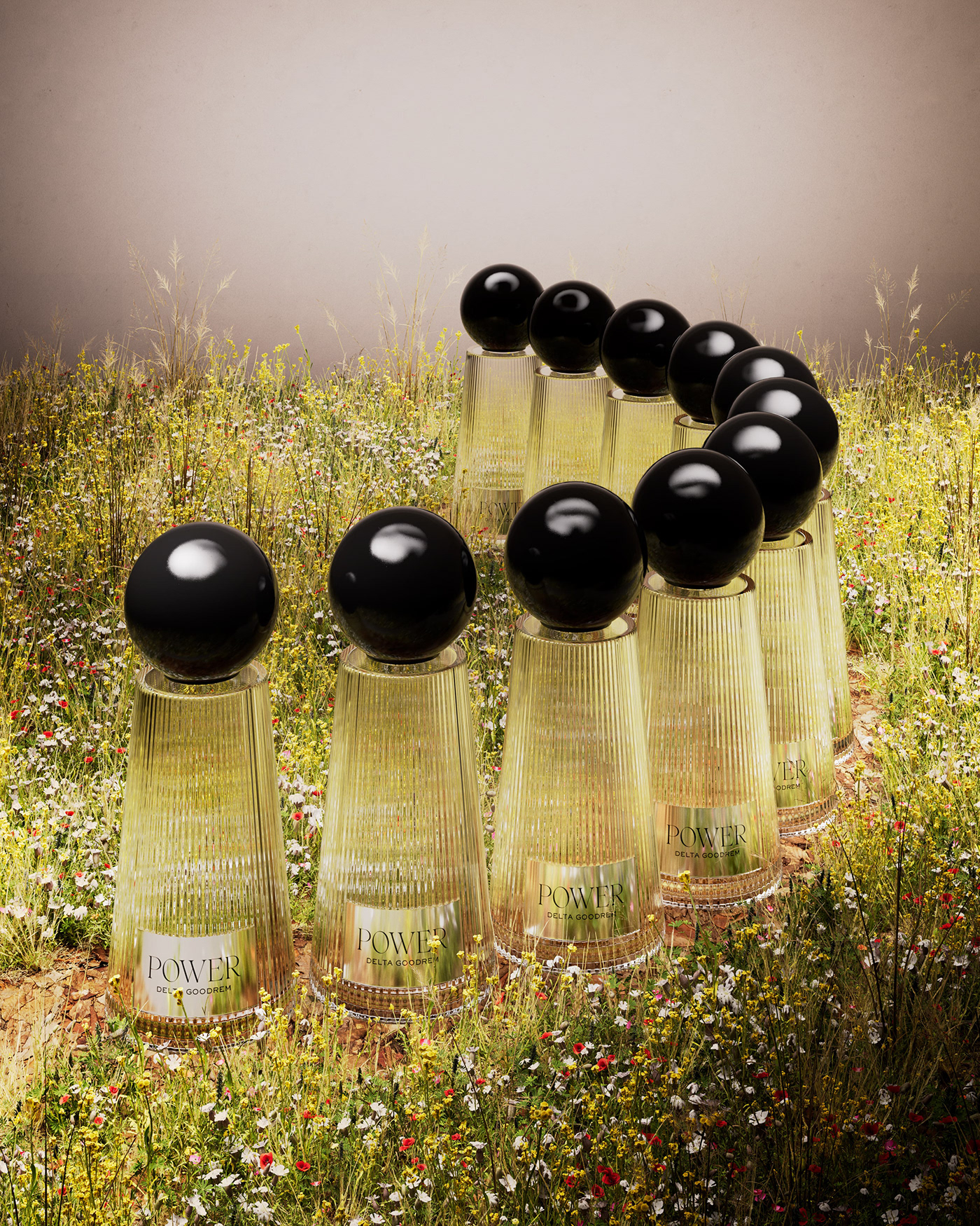 3d Visualisation brand identity Delta Goodrem Fragrance packaging design perfume power Vessel design