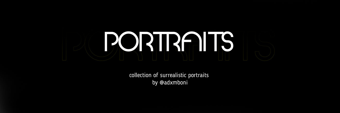 abstract CGI portrait portraits Render surrealism surrealistic