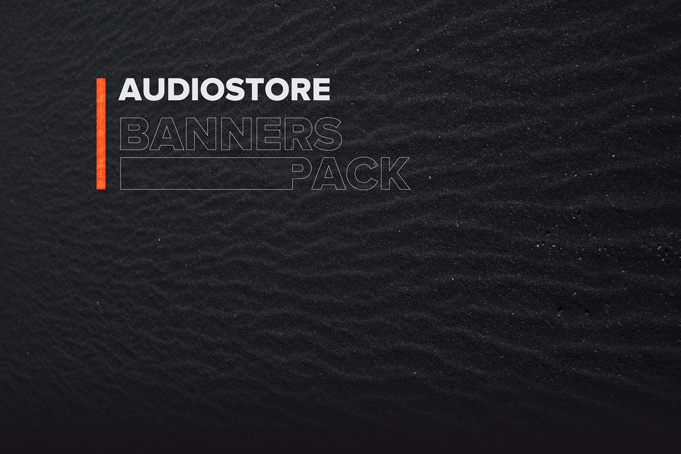 banner portfolio free Audio headphones design Web Design  store set Pack