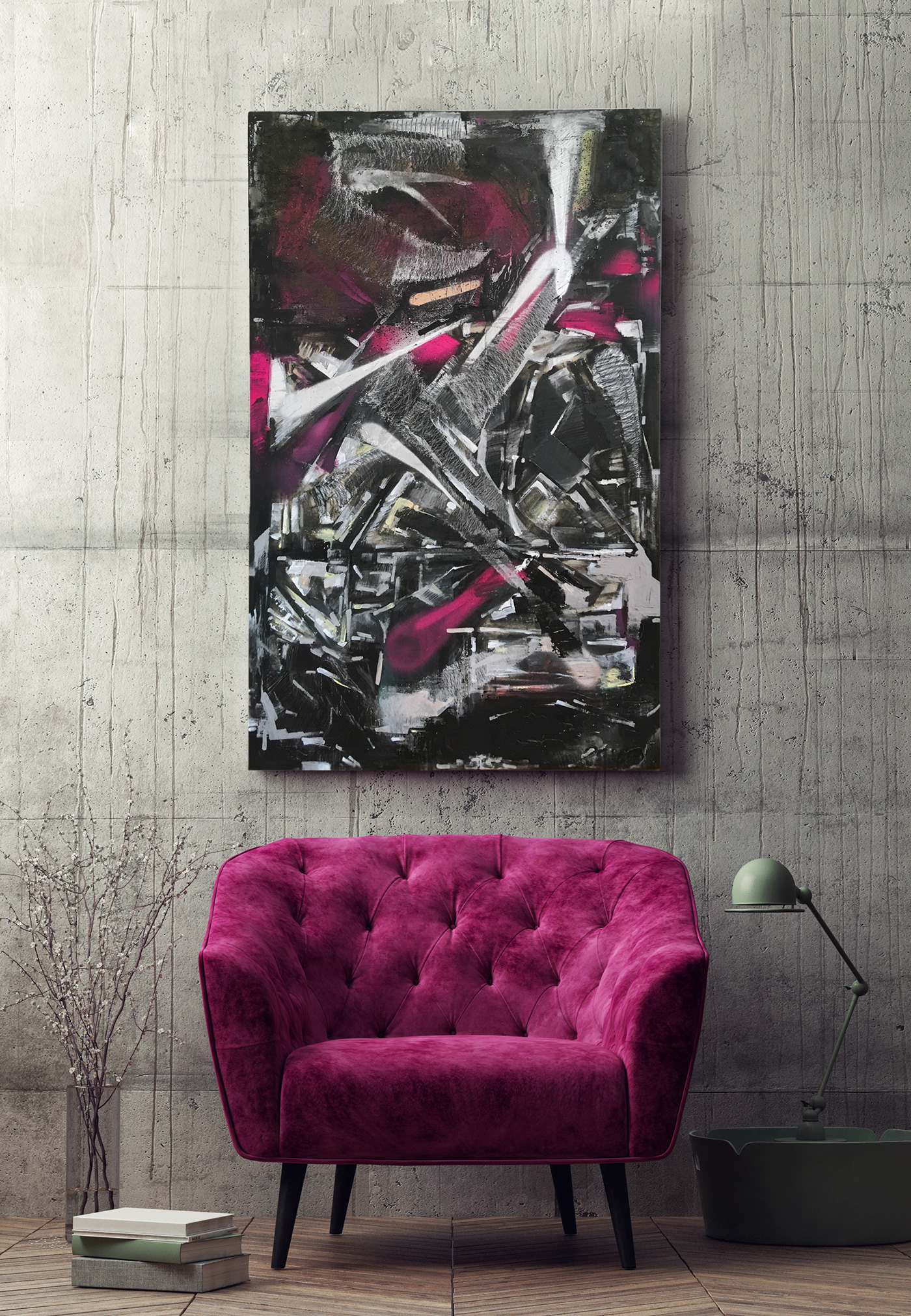 abstract indeterminablelines Graffiti Expressionism FINEART contemporaryart canvas saine saine421 fatcap