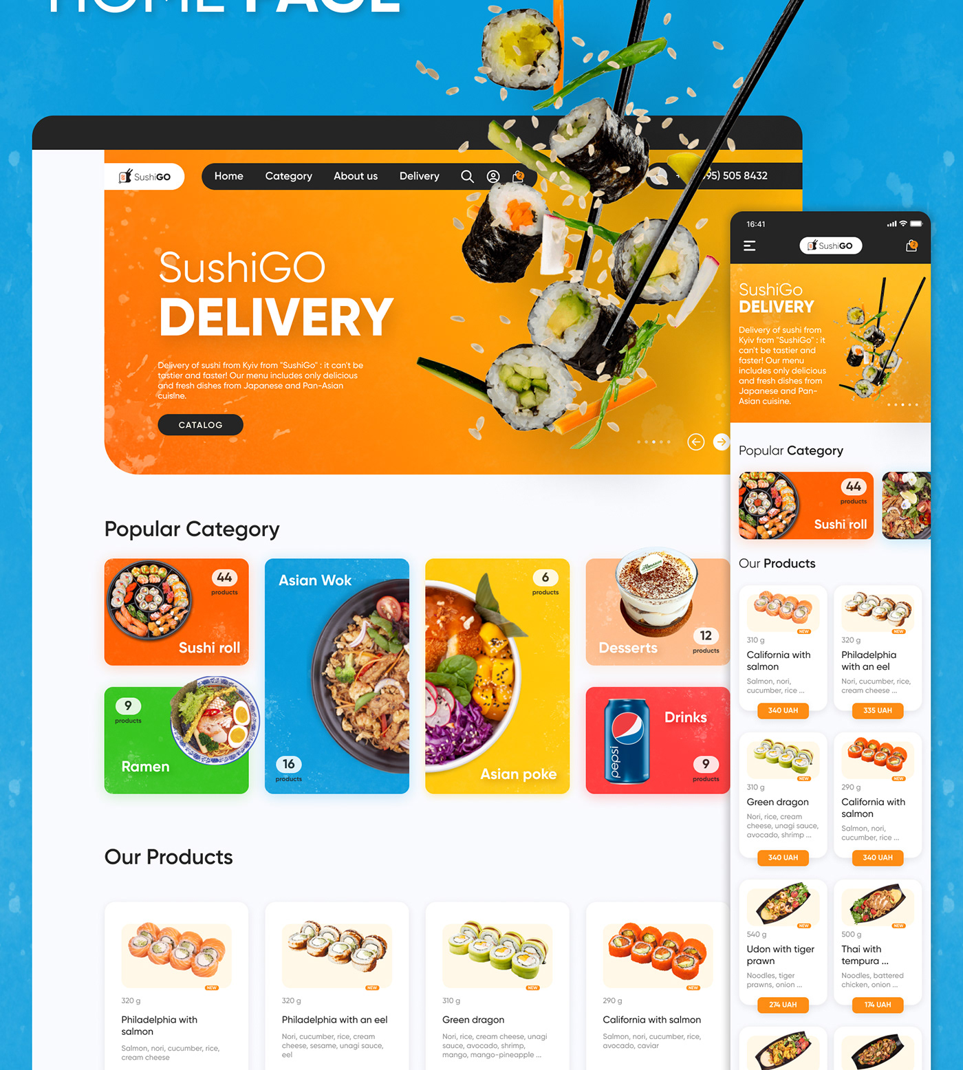 delivery Figma Food  mobile research restaurant ui design UI/UX Web Website
