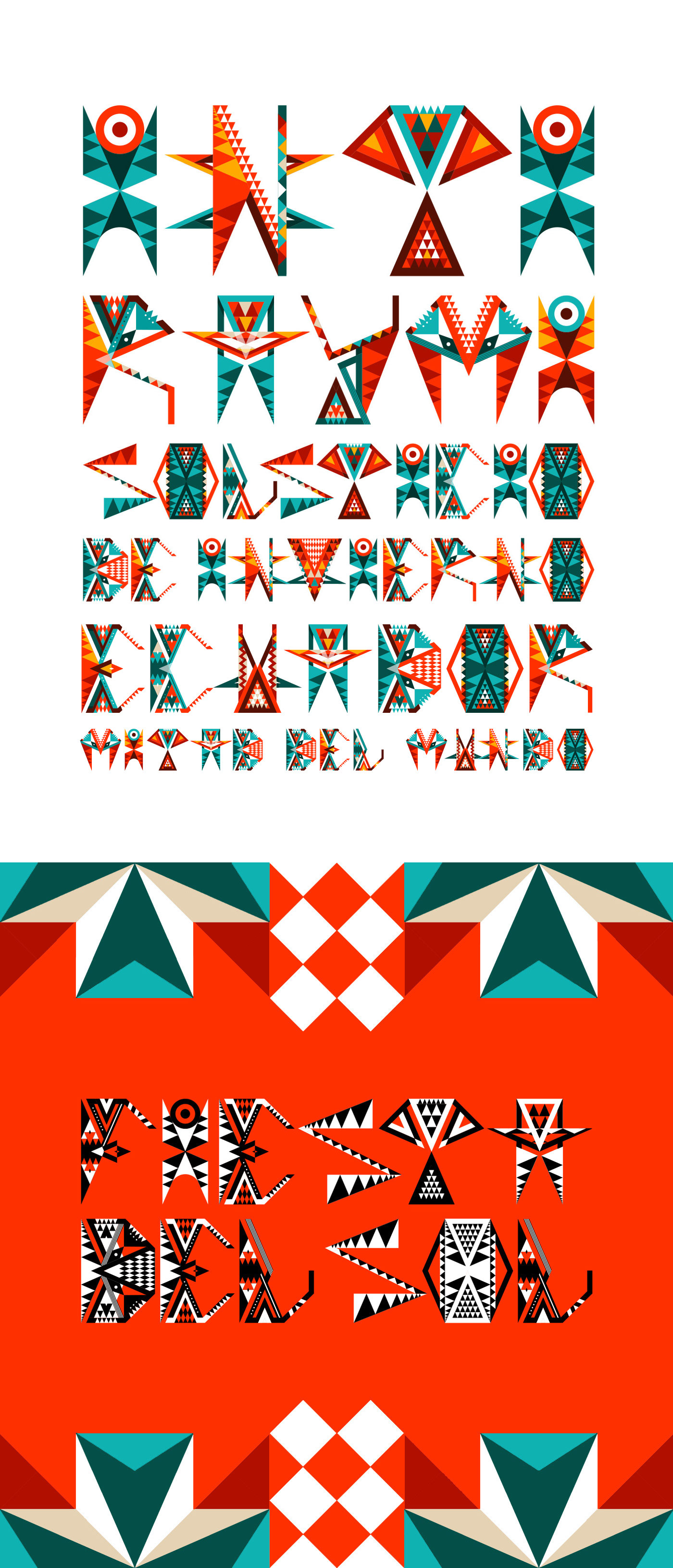 Amuki Abya Yala Ecuador tipografia