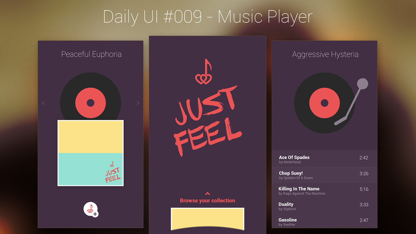 DailyUI user interface UI mobile app application