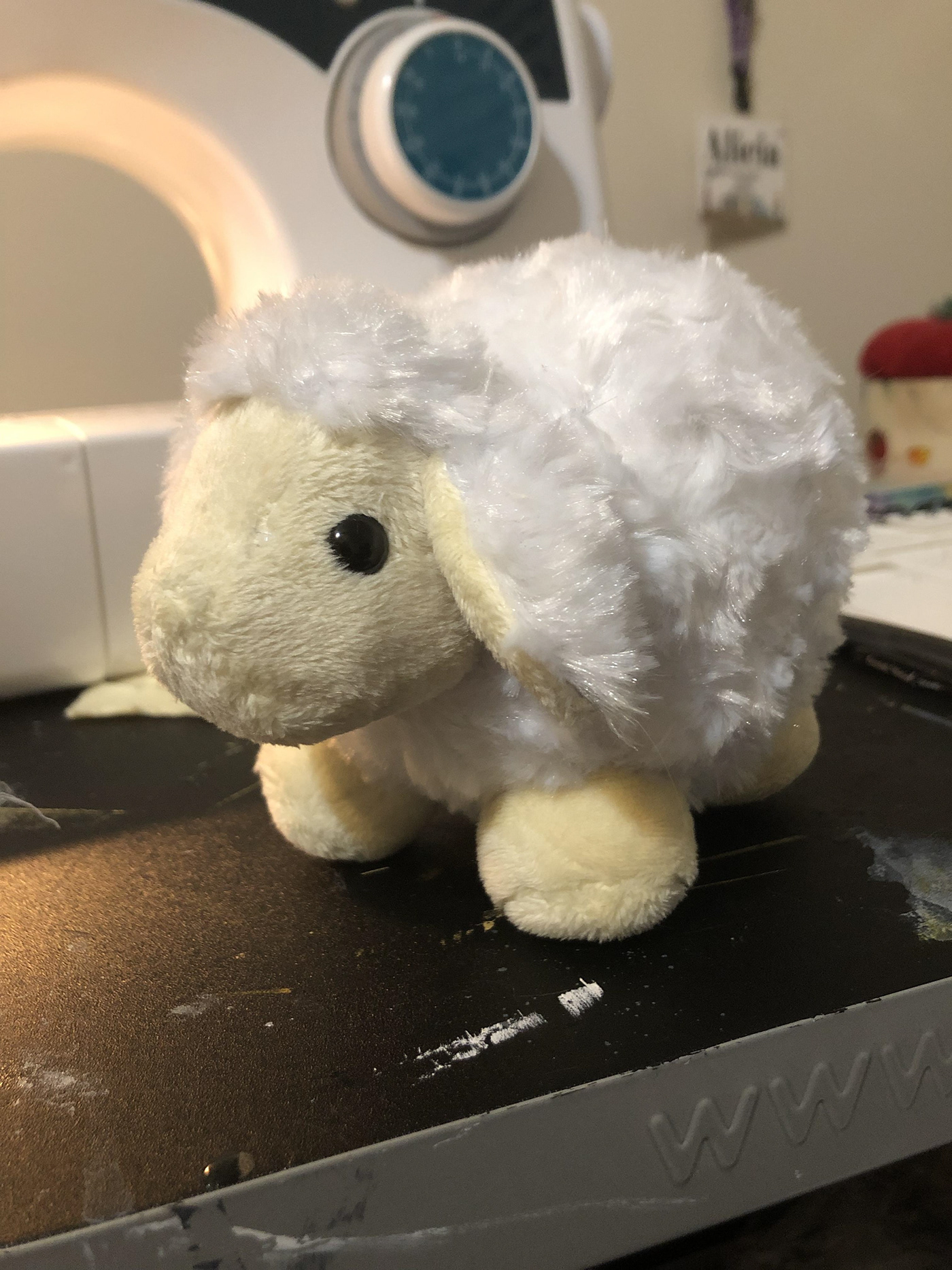 toy plush stuffed animal sheep sewing