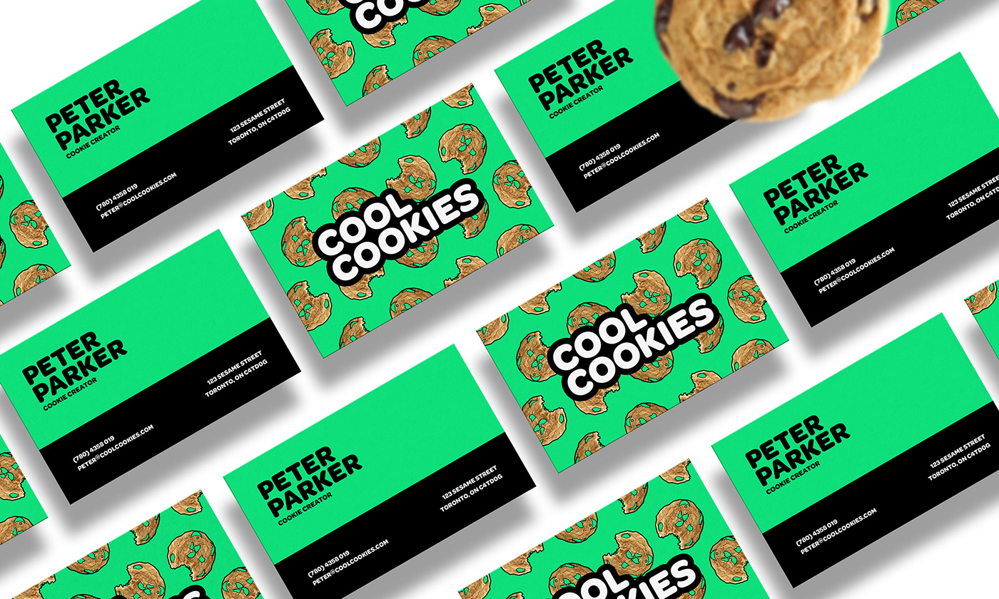 branding  color cookie Packaging box Food  Fun package brand