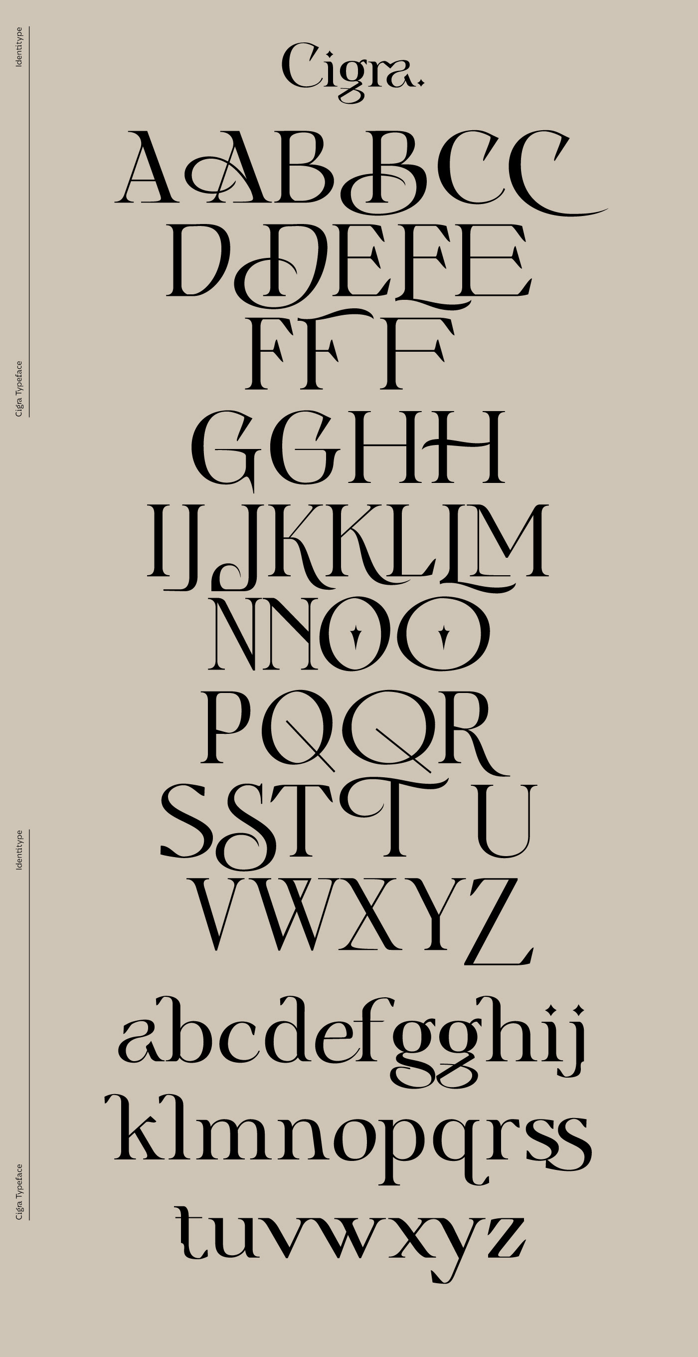 cover design Display elegant font free poster trendy type Typeface