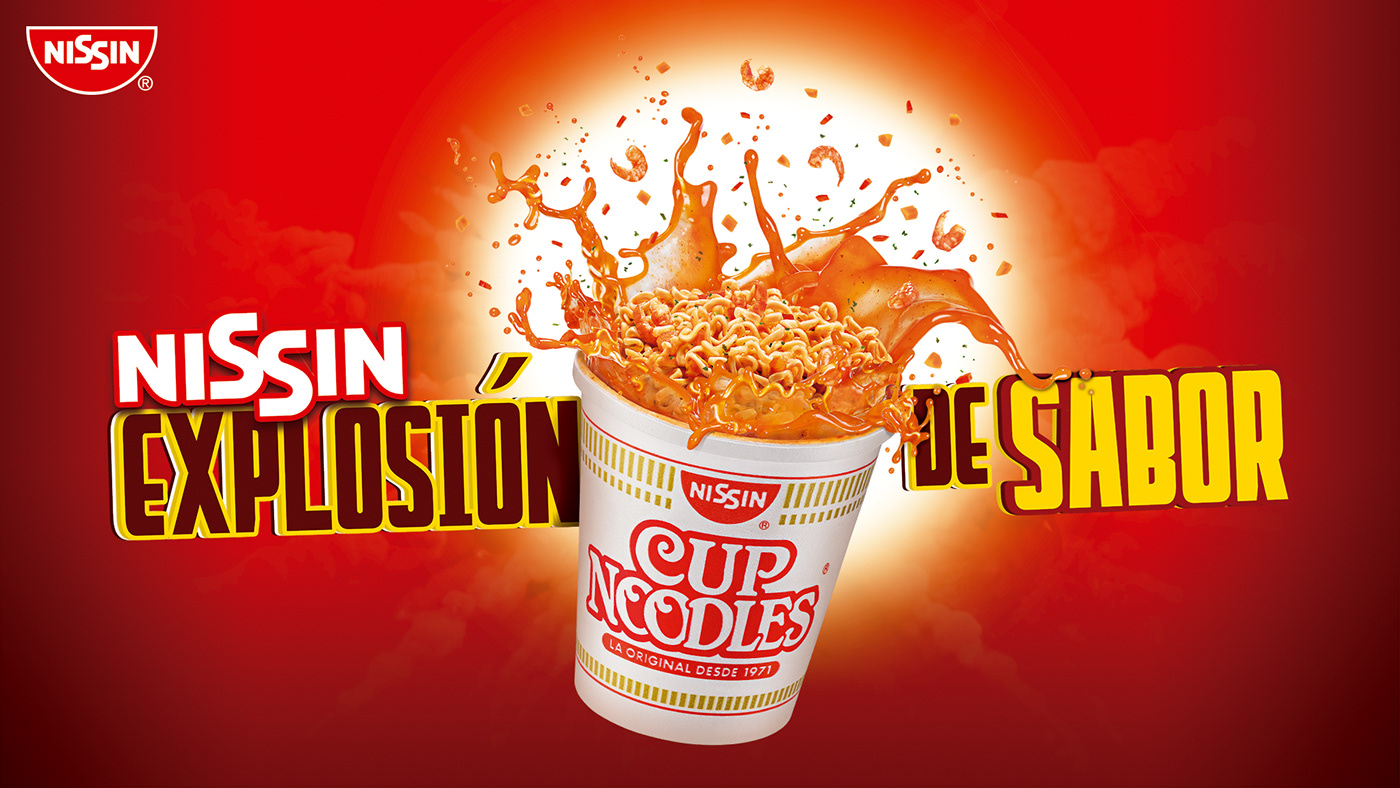 CUP NOODLES explosion instant instant soup nissin Sabor Sopa Soup