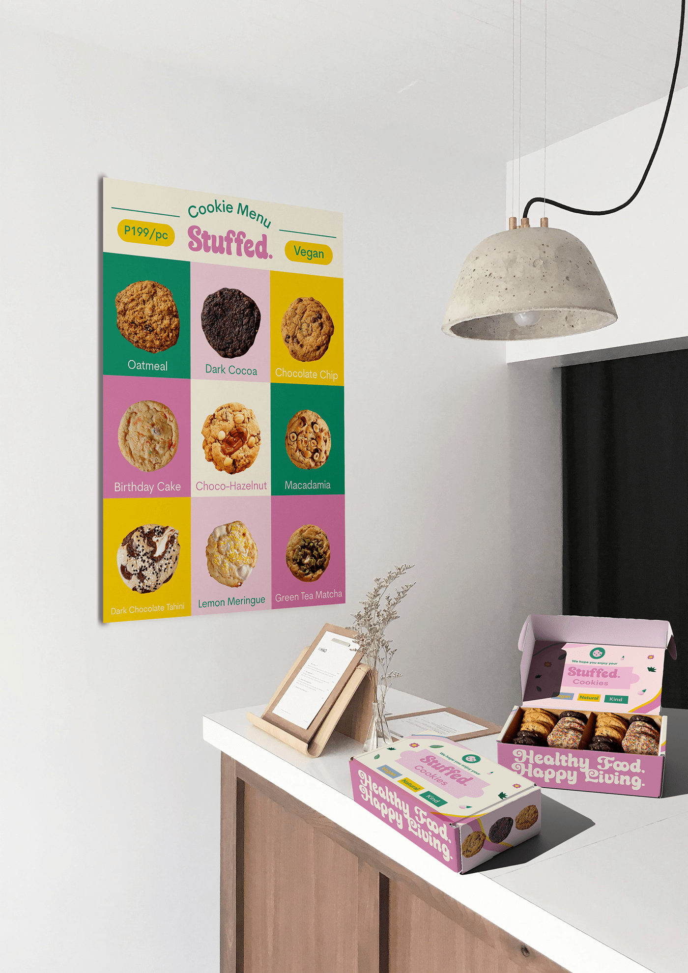 Advertising  brand identity cookies creative brief Food  marketing   Packaging poster restaurant vegan