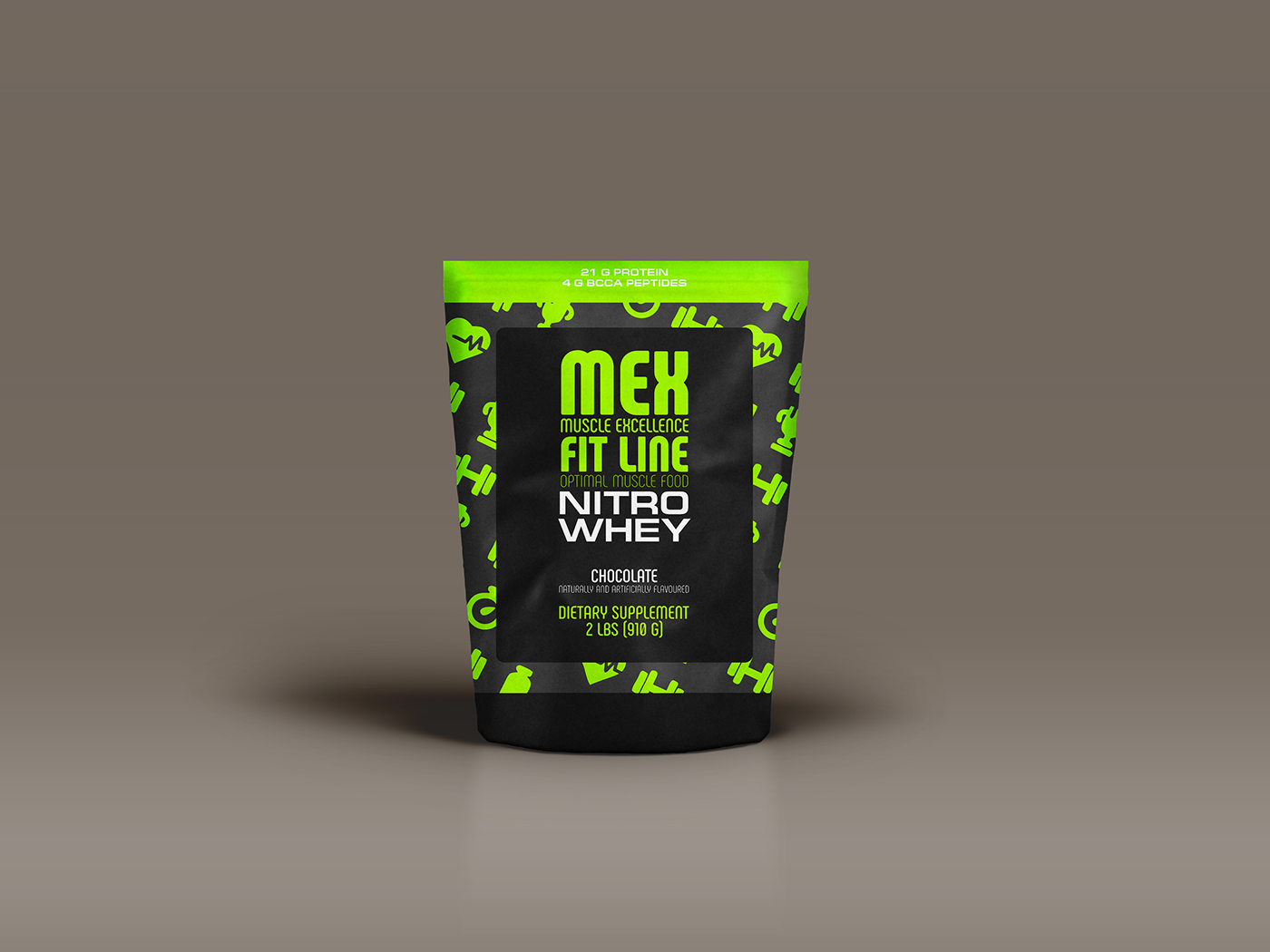 package design graphic design  katina nedeva RIAL nutrition protein package suplements package